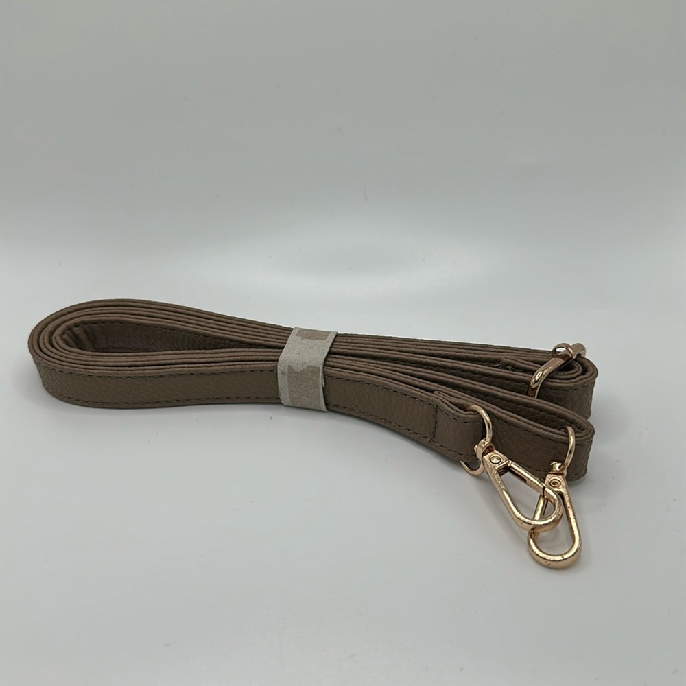 Replacement purse strap vegan leather with gold hardware new